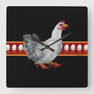Chicken Clock (black)