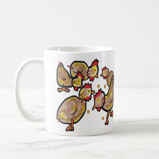 Chicken Coffee Mug (Left)