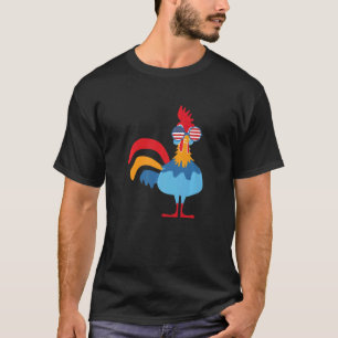 Chicken Colourful Design T-Shirt