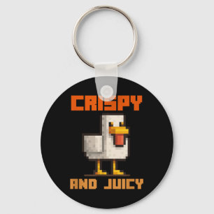 Chicken Cooked In Lava  Key Ring