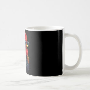 Chicken Coop Boss Rooster With Shades  Coffee Mug