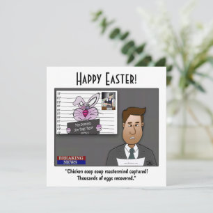 Chicken Coop Coup Flat Card