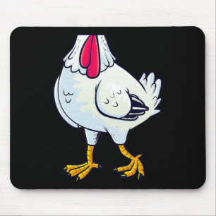 Chicken Costume Body Funny Farm Animal Farming Hal Mouse Pad