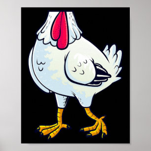 Chicken Costume Body Funny Farm Animal Farming Hal Poster