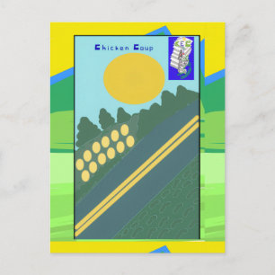 Chicken Coup Holiday Postcard