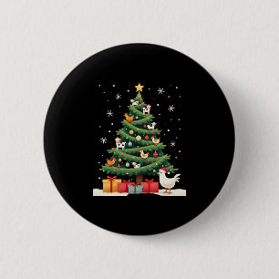 Chicken Cow Goat Horse Farm Animal Farmer Christma 6 Cm Round Badge