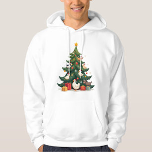 Chicken Cow Goat Horse Farm Animal Farmer Christma Hoodie