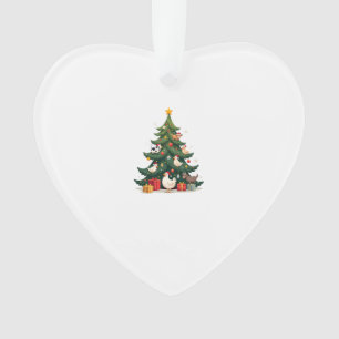 Chicken Cow Goat Horse Farm Animal Farmer Christma Ornament