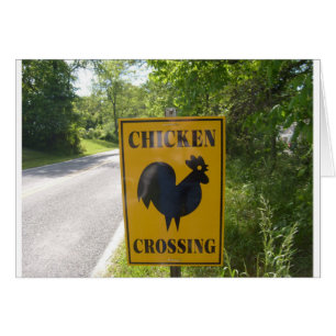 chicken crossing