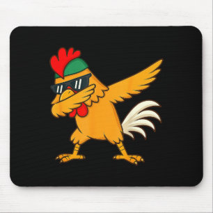 Chicken Dab Meme Animal Dance Funny For Men Women Mouse Pad