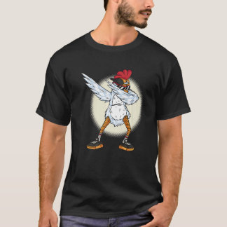 Chicken Dabbing  Chickens Farm Farmer Dab Dance T-Shirt