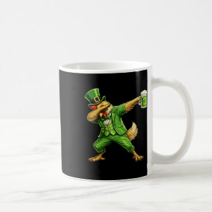 Chicken Dabbing St Patrick’s Beer Shamrock Irish C Coffee Mug