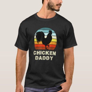 Chicken Dad American Flag 4th Of July Grandpa Farm T-Shirt