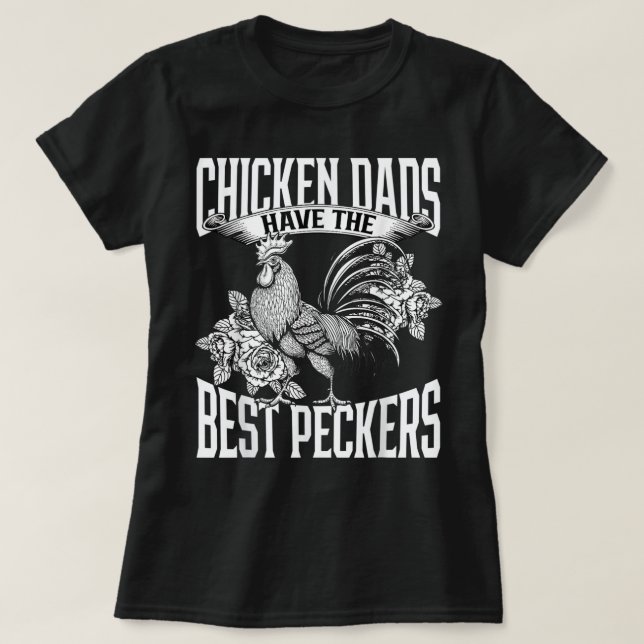 Chicken Dad like a regular Dad Cooler  T-Shirt (Design Front)