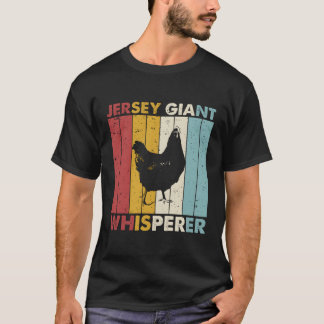Chicken Dad Mum Whisperer Farmer Jersey Giant T-Shirt