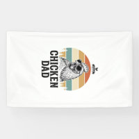 Chicken Dad Vintage Sunset Funny Chicken Lover Shi