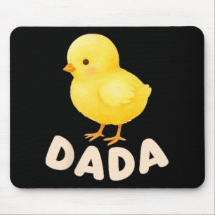 Chicken Dada First Birthday Chicken Dad Birthday F Mouse Pad