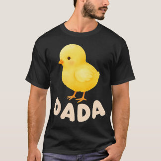 Chicken Dada First Birthday Chicken Dad Birthday T-Shirt
