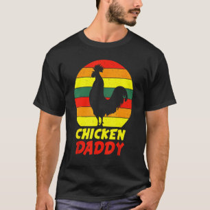 Chicken Daddy Farmer Tee Country Farm Men Boys