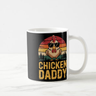 Chicken Daddy Funny Poultry Farming Father Who Rai Coffee Mug