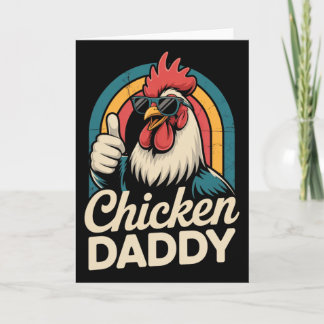 Chicken Daddy Proud Coop Keeper Father's Day Gift  Card