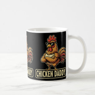 Chicken Daddy Vintage Poultry Farmer Funny Fathers Coffee Mug