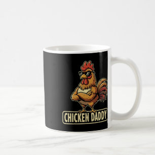 Chicken Daddy Vintage Poultry Farmer Funny Fathers Coffee Mug