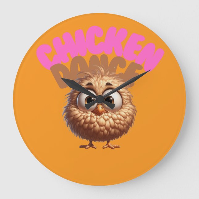 Chicken Dance Wall Clock (Front)
