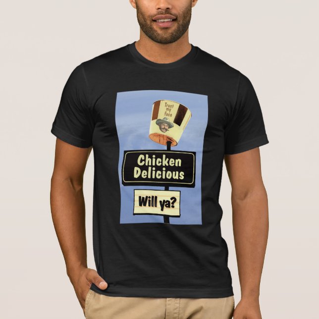 Chicken Delicious t-shirt (Front)