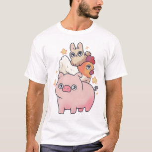 Chicken Delight � Cute Animal Art T-Shirt