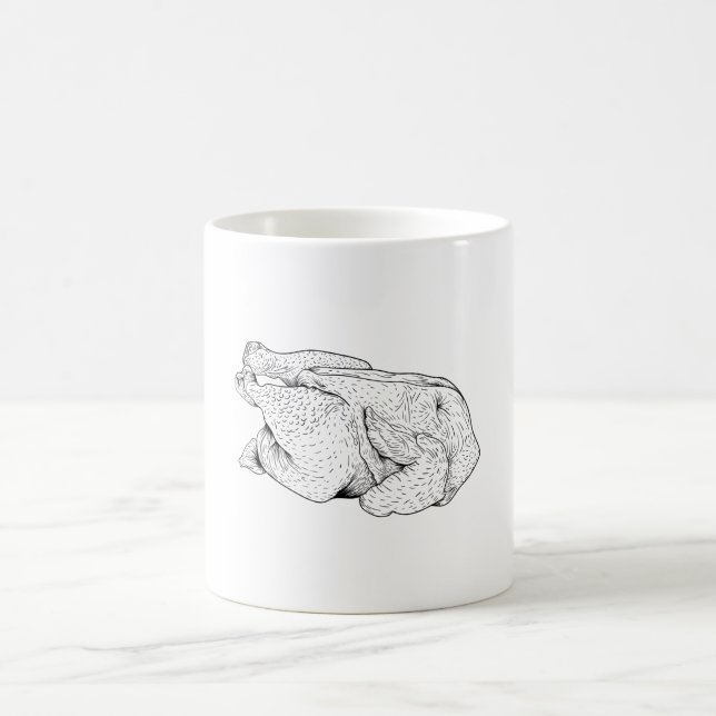 Chicken Dinner Coffee Mug (Center)