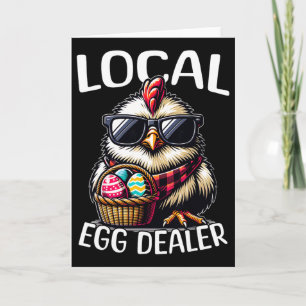 Chicken Easter Chicken Local Egg Dealer Card