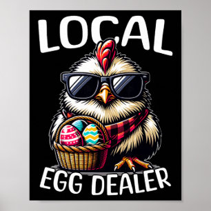 Chicken Easter Chicken Local Egg Dealer Poster