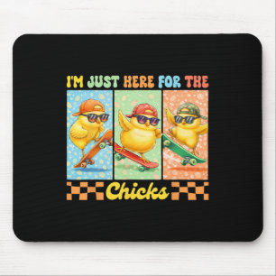 Chicken Easter Day Farm Animal Lover I'm Just Here Mouse Pad