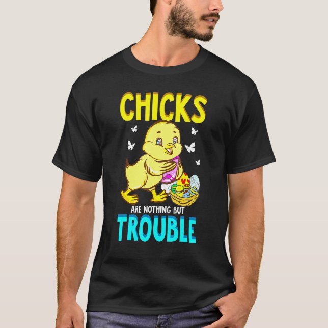 Chicken Easter Egg Quote Meme Art Design T-Shirt (Front)