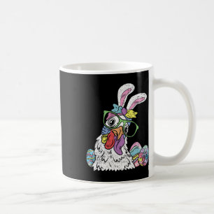 Chicken Egg Hunting Easter Bunny Ears Farm Animal Coffee Mug