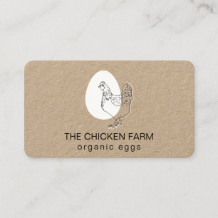 Chicken Egg Logo Hen for Country Farm Business Car Business Card