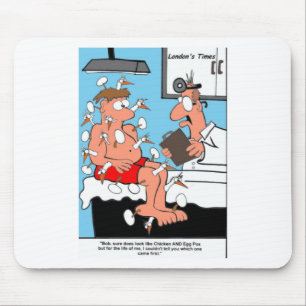 Chicken & Egg Pox Funny Gifts Tees & Collectibles Mouse Pad