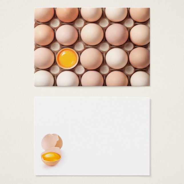 Chicken Eggs On Cardboard Tray For Background (Front & Back)
