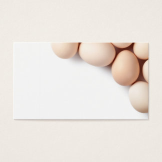 Chicken Eggs On White Background
