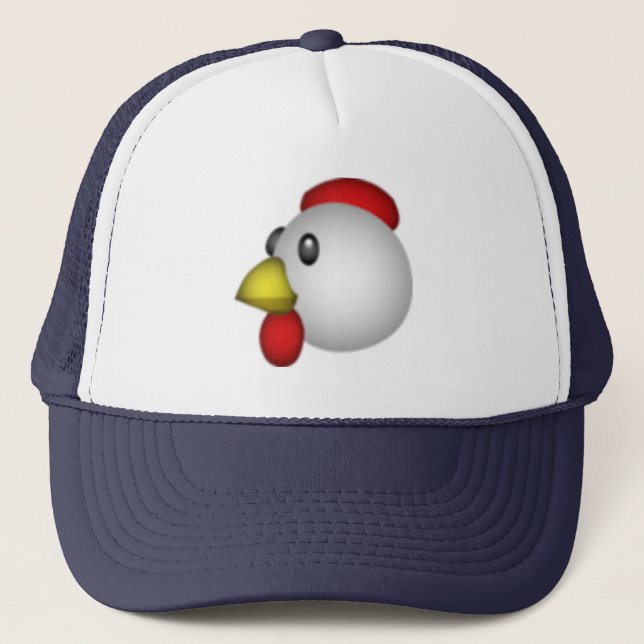 Chicken - Emoji Trucker Hat (Front)