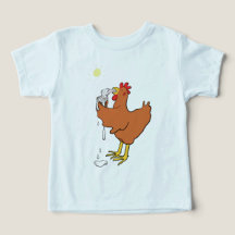 Chicken Enjoying Ice-cream