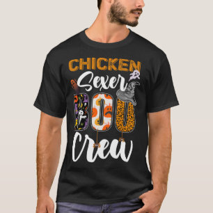 Chicken-er Boo Crew Ghost Funny Halloween Matching T-Shirt