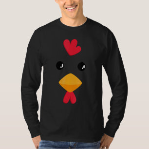 Chicken Face Costume Fruit Halloween T-Shirt