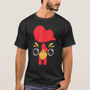 Chicken Face Halloween Costume Chicken  Kids Boy G T-Shirt