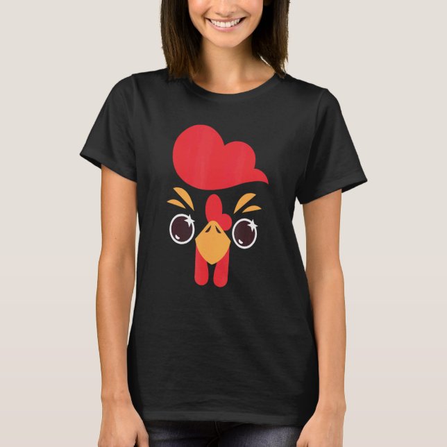 Chicken Face Halloween Costume Chicken  Kids Boy G T-Shirt (Front)