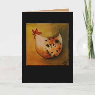 Chicken facing left card