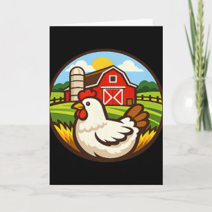 Chicken Farm Design Chicken Holder Rn Country Life Card