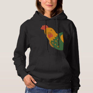 chicken farm farmer hoodie