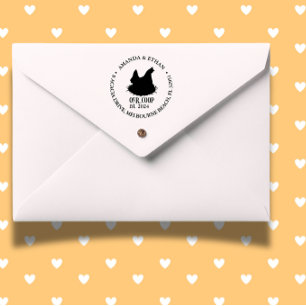Chicken Farm Fresh Eggs Theme Self-inking Stamp